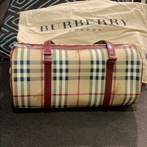 Authentic Burberry barrel bag